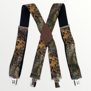 CARHARTT Mossy Oak Camo Elastic Suspender Straps